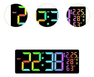 RELOGIO DIGITAL PARA PAREDE OASIS