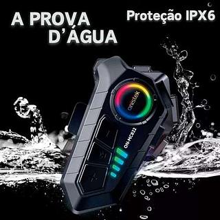 KIT 2 FONES INTERCOMUNICADORES PARA CAPACETE DE MOTO ONISTEK