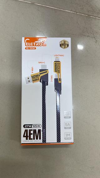 CABO 4 EM 1 27W/65W LINHA DE DADOS ELETROMEX