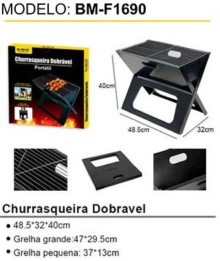 CHURRASQUEIRA DOBRAVEL PORTATIL B-MAX