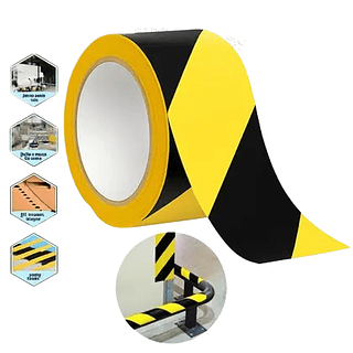 FITA DE SINALIZAÇAO 150MIC-48MMX15CM LUATEK