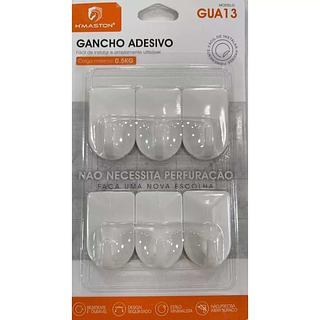 GANCHO ADESIVO PARA CASA CARGA MAXIMA 0.5KG HMASTON