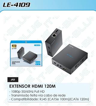 EXTENSOR HDMI 120M IT-BLUE