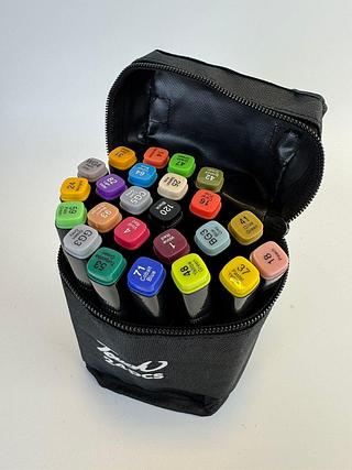 MARCADOR COLORIDO PARA DESENHOS 24 CORES TOUCH