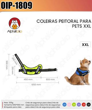 COLEIRAS PEITORAL PARA PETS ALPHA KOKO