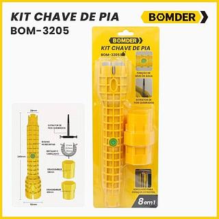 KIT DE CHAVE PÁRA PIA 8EM1 BOMDER