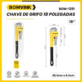 CHAVE DE GRIFO 18 POLEGADAS BOMVINK