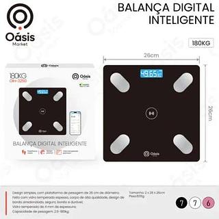 BALANÇA DIGITAL INTELIGENTE 180KG OASIS MARKET