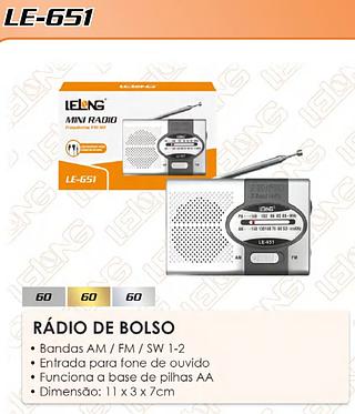 MINI RADIO AM/FM LELONG