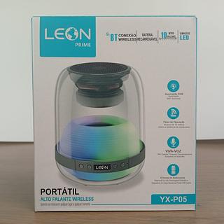 CAIXA DE SOM PORTATIL ALTO FALANTE WIRELESS LEON PRIME