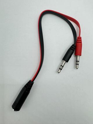 CABO DE AUDIO P3 FEMEA PARA P2 MACHO IT-BLUE