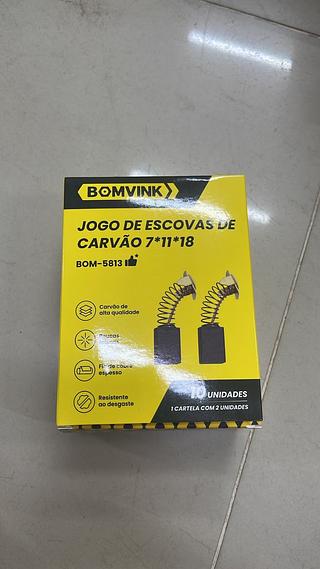 JOGO DE ESCOVAS DE CARVÂO 7*11*18 BOMVINK