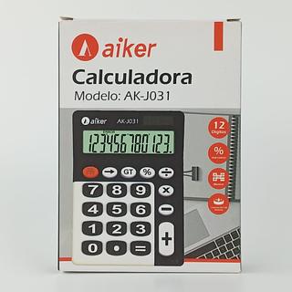 CALCULADORA DIGITAL 12 DIGITOS M+M- AIKER