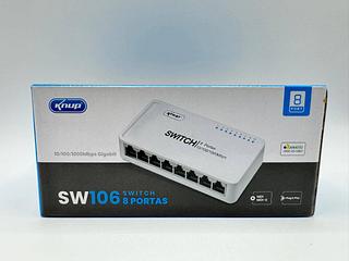 SWITCH 8 PORTAS USB MDIXMDI KNUP
