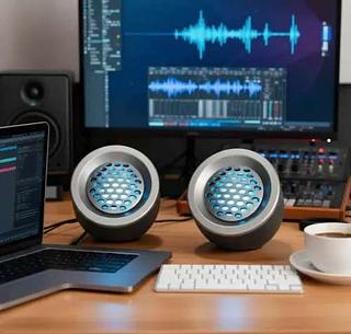 CAIXA DE SOM HORUS 2.0 MULTIMEDIA SPEAKER 6W RMS KNUP