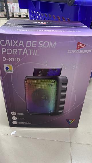 CAIXA DE SOM PORTÁTIL GRASEP