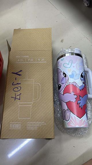 COPO TERMICO PERSONALIZADO 40OZ 1200ML STITCH FEATURES