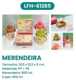 KIT LANCHEIRA COM TALHERES & COPO MADE BASICS