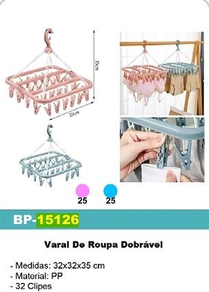 VARAL COM 32 PRENDEDORES BTOP