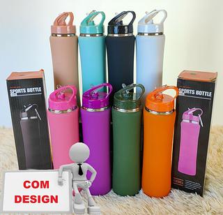 GARRAFA TERMICA SPORTS BOTTLE 600ML(COM DESIGN)