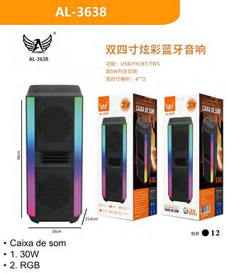 CAIXA DE SOM WIRELESS SPEAKER 50W ALTOMEX