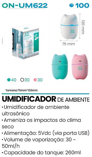 UMIDIFICADOR DE AMBIENTE ONISTEK