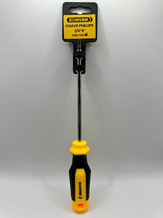 CHAVE DE FENDA PHILLIPS 1/4*6" BOMVINK