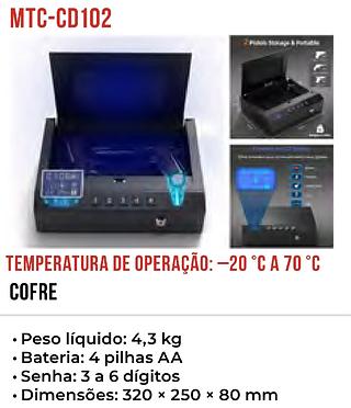 COFRE DE ACESSO RAPIDO PARA PISTOLA TOMATE