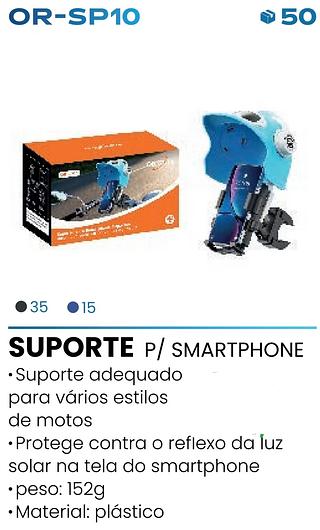 SUPORTE PARA SMARTPHONE COM CAPACETE OBERON