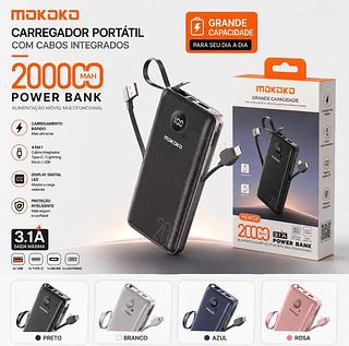POWER BANK 20000MAH 3.1A MOKOKO