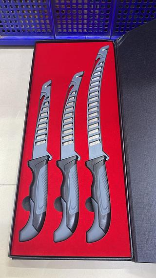 FACA FILETEIRA 7 ALBATROZ INOX COM AFIADOR LUATEK