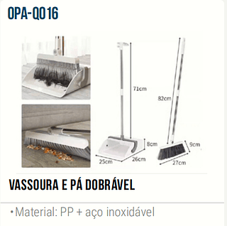 CONJUNTO DE VASSOURA E PA OPAPRO