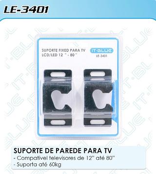 SUPORTE FIXED PARA TV LCD/LED 12 '' - 80 '' IT-BLUE