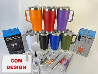 20OZ/600ML COPO TERMICO BEER PINTS 600ML FEATURES (COM DESIGN)