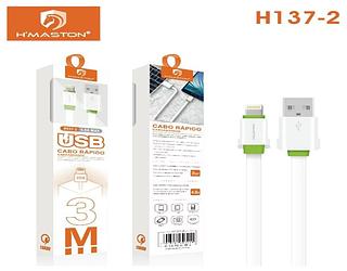 CABO USB RAPIDO 4.8A MAX 3M HMASTON