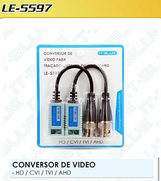 CONVERSOR DE VIDEO HD/CVI/TVI/AHD IT-BLUE