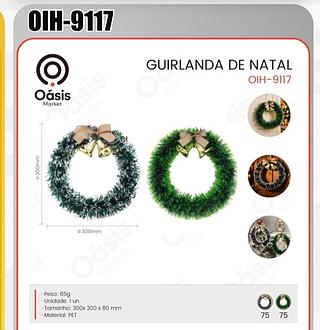 GUIRLANDA DE NATAL OASIS MARKET
