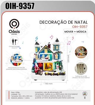 DECORAÇÃO DE NATAL OASIS MARKET