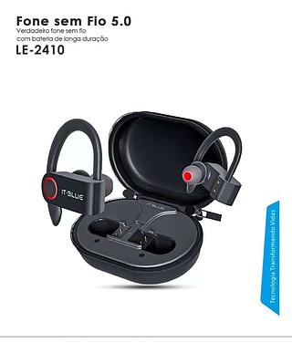 FONE DE OUVIDO SEM FIO 5.0 IT-BLUE
