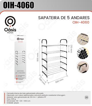 SAPATEIRA DE 5 ANDARES OÁSIS MARKET