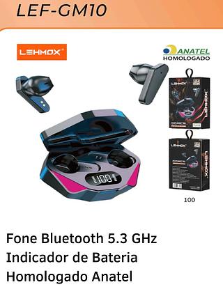 FONE DE OUVIDO SEM FIO GAMER 5.3 WIRELESS LEHMOX