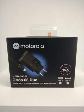 CARREGADOR TURBO 68 DUO 10X MOTOROLA