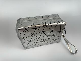 BOLSA COSMÉTICA XADREZ FEMININA - PARA MAQUIAGEM E PINCEL LUATEK