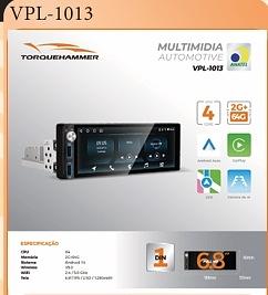 MULTIMÍDIA AUTOMOTIVE FULL HD 6.8'' TORQUEHAMMER