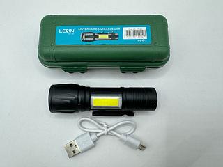 LANTERNA RECARREGAVEL USB LEON GTS