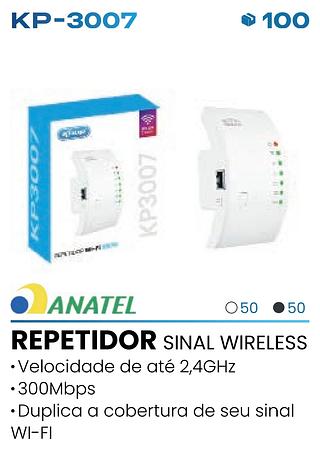 REPETIDOR WIFI SEM FIO WLAN 2.4HZ KNUP