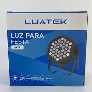 LK-361 LUZ PARA FESTA 36LEDS RGB STROBO LUATEK