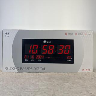 RELOGIO PAREDE DIGITAL OÀSIS MARKET