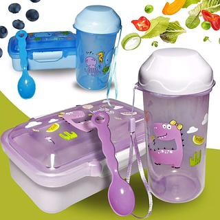 KIT DE MARMITA INFANTIL LUNCH MADE BASIC