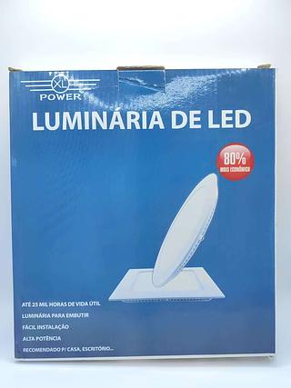 LUMINARIA LED PLAFON REDONDO IMBUTIR 22X22CM